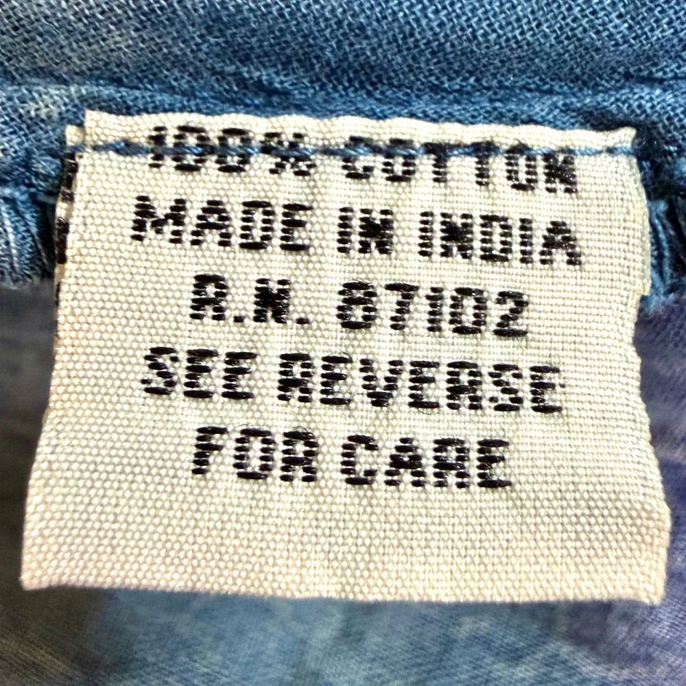 Vintage Goa made 100%